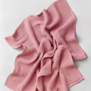 Müslin Bebek Mendili (4'lü) -Pembe-